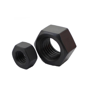 5/8 Inch ASME B18.2.2 zin-plated carbon steel ASTM A194 2H M32 2HM BLACK Stainless steel Heavy hex nut